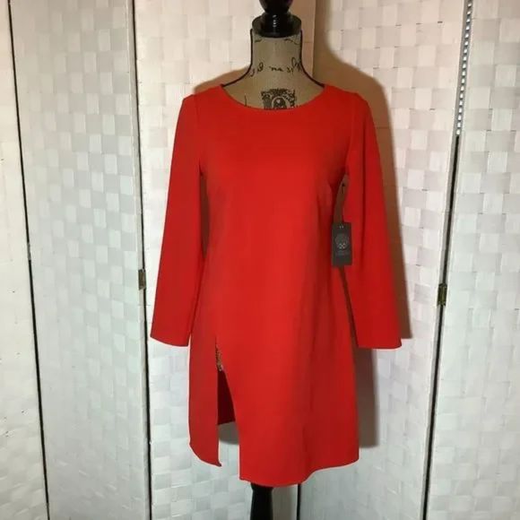 NWT Vince Camuto orange tunic size XXS - Picture 1 of 9